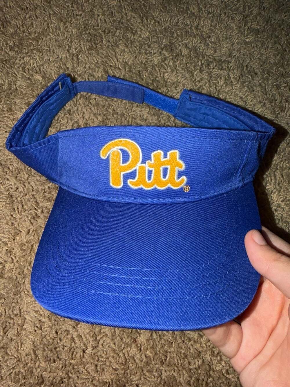 University of Pittsburgh Pitt Panthers Blue Adjustable Visor